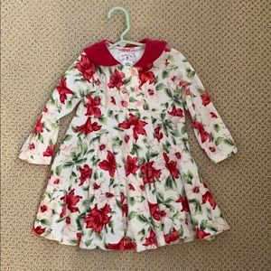 Baby Lulu Holiday Velour Dress- Size 3T